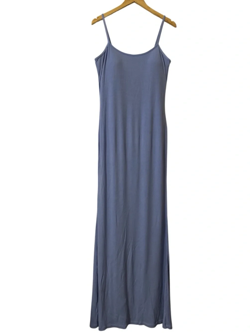 Popilush Shapewear Modal Slimming Maxi Slip Dress Sz XXL Light Blue- Periwinkle